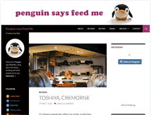Tablet Screenshot of penguinsaysfeedme.com